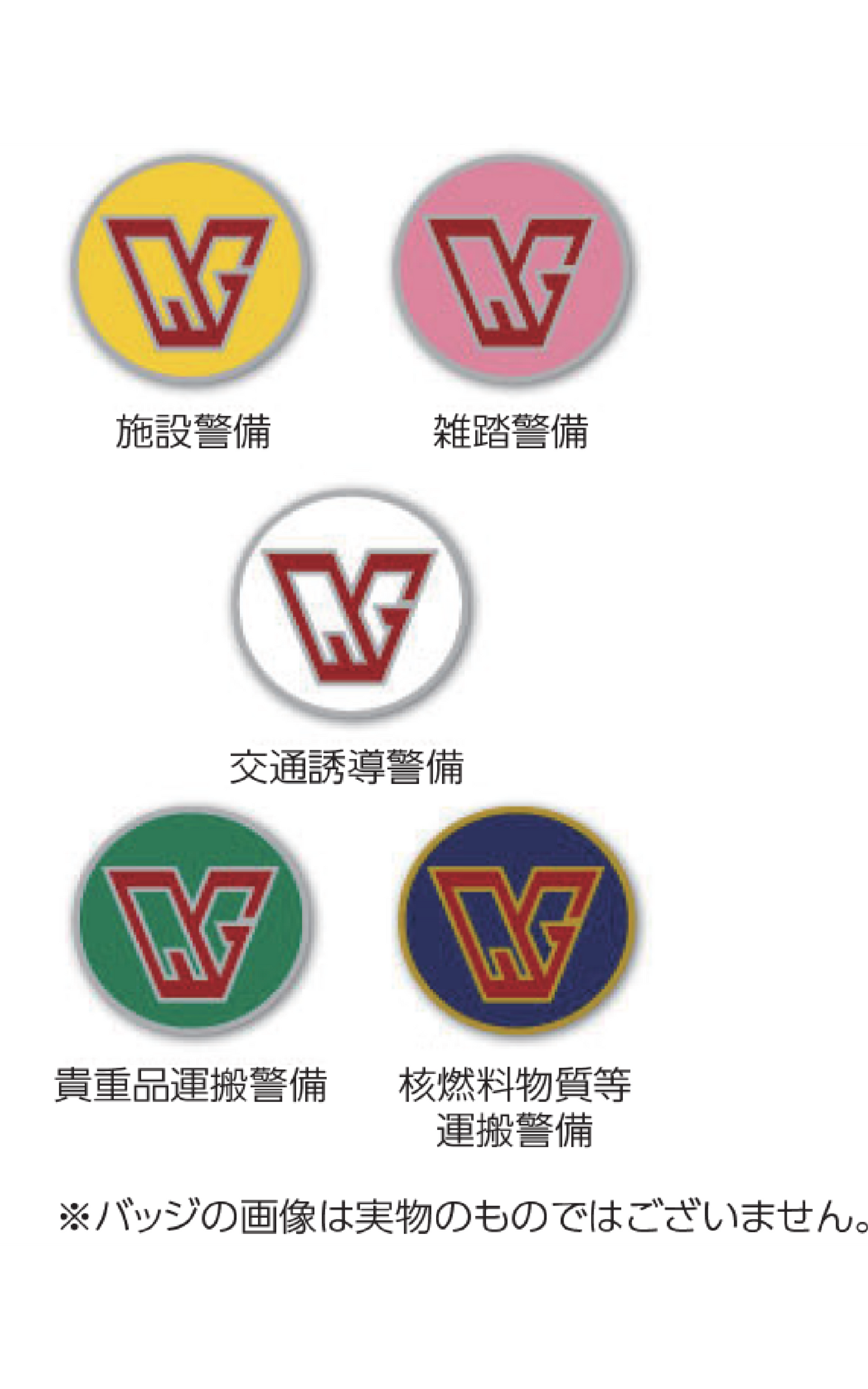 交通・雑踏・施設・貴重品・核燃料2級バッジ【購入申請】